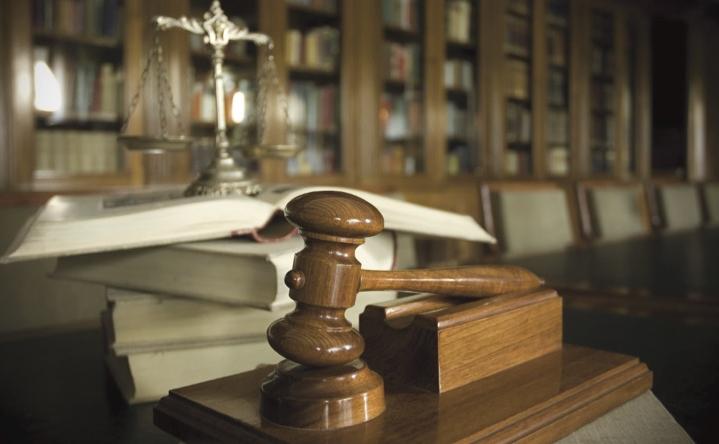 Gavel in courtroom
